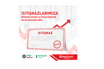 Ziraat Bank Azərbaycan 15 milyon AZN həcmində istiqraz emissiyasını - TƏQDİM EDİR!