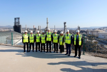 Azərbaycan və Türkiyə energetika nazirləri SOCAR Türkiyənin İzmir-Əliağadakı istehsal müəssisələrində olub