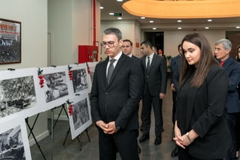 В ЗАО AzerGold организована фотовыставка в связи  с годовщиной событий 20 Января