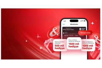 PASHA Bank запустил новую программу бонусных миль для держателей карт Miles&Smiles PASHA Bank