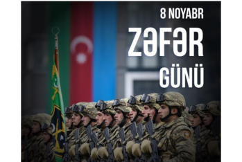 Azərbaycan öz tarixi qələbəsini - 8 Noyabr – Zəfər Gününü qeyd edir!