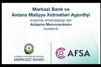 AMB və Astana Maliyyə Xidmətləri Agentliyi arasında Anlaşma Memorandumu imzalanıb