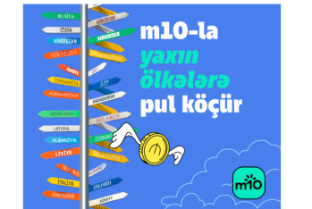 m10 ilə 140-dan çox ölkəyə anında beynəlxalq pul köçürmələri – Sürətli, birbaşa, komissiyasız
