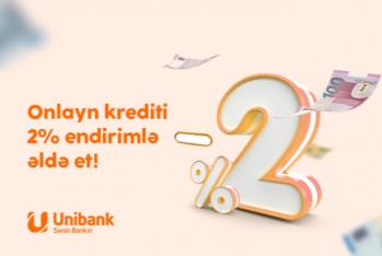 "Unibank" kredit faizini - ENDİRDİ