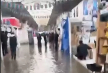 “Sədərək” ticarət mərkəzini su basdı - VİDEO