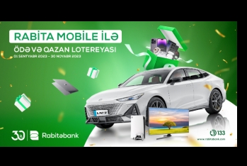 Rabitəbank “Rabita Mobile ilə ödə və qazan” lotereyasına - [red]START VERİR[/red] | FED.az