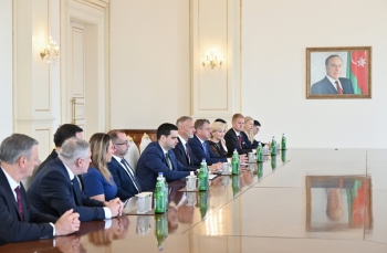 İlham Əliyev Slovakiya Milli Şurasınin sədrini qəbul edib | FED.az