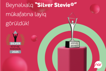 “Nar” nüfuzlu “Stevie” mükafatına layiq görüldü