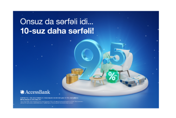 AccessBank nağd kredit üzrə - FAİZ DƏRƏCƏSİNİ ENDİRDİ!