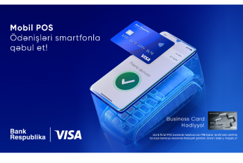 Bank Respublika Visa ilə birgə yeni “Mobil POS” xidmətini təqdim etdi!