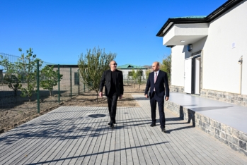 Prezident Ağalı kəndinin 2-ci mərhələsinin və Məmmədbəyli kəndinin açılışlarında iştirak edib