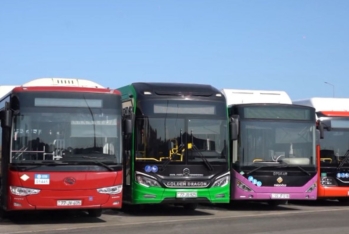 Bakıda rekord sayda avtobus parkı yenilənib - VİDEO