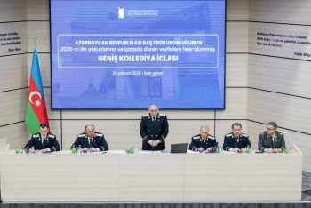 Baş Prokurorluqda kollegiya iclası keçirildi - FOTOLAR | FED.az