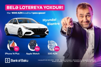 "Hyundai Elantra" avtomobili qazanmaq istəyənlərin - NƏZƏRİNƏ!