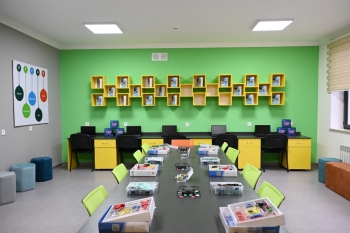 Prezident İlham Əliyev Şamaxı Avropa liseyinin yeni binasının açılışında iştirak edib - FOTOLAR | FED.az