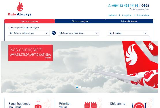 “Buta Airways”in aviabiletləri satışa buraxılıb
