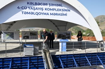 Kəlbəcər şəhərində 4-cü yaşayış kompleksinin təməli qoyulub[b][red] - YENİLƏNİB[/red][/b] | FED.az