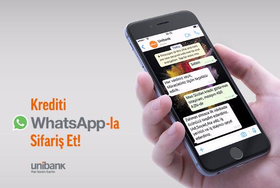 Krediti WhatsApp-la sifariş edin!