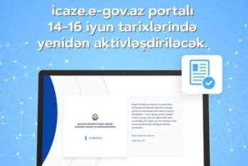 icaze.e-gov.az portalı yenidən aktivləşdiriləcək