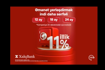 Xalq Bank əmanət məhsulları üzrə sərfəli kampaniya - TƏQDİM EDİR