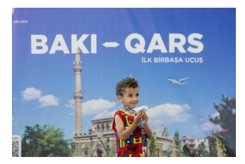 AZAL Qarsa uçuşlara başlayıb - FOTOLAR