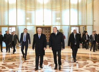 İlham Əliyev Qazaxıstana dövlət səfərinə gəlib | FED.az