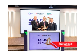Ziraat Bank Azərbaycanın ilk istiqraz emissiyası üçün - “Açılış Zəngi” çalınıb