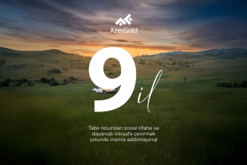 "AzerGold" QSC-nin fəaliyyətinin 9-cu ili tamam oldu - FOTOLAR - VİDEO