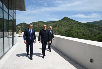 Prezident İlham Əliyev “Laçın” İstirahət Kompleksinin açılışında - FOTOLAR | FED.az