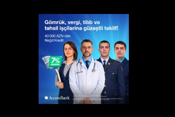 Daha sərfəli Nağd Kredit - AccessBank 7% endirim kampaniyasını davam etdirir