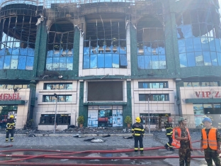 “Green House” şadlıq evində yanğın 500 kvadratmetr ərazini əhatə edib - FOTO | FED.az