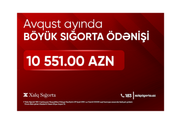 Xalq Sığorta yüksək məbləğdə sığorta ödənişi həyata keçirib - FOTOLAR