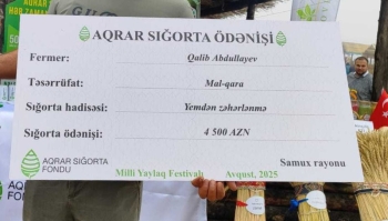 Heyvandarlıq sığortası üzrə fermerlərə 53 min manat aqrar sığorta ödənişləri edilib | FED.az