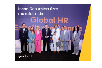 "Yelo Bank" Global HR Summitində mükafata - LAYİQ GÖRÜLÜB