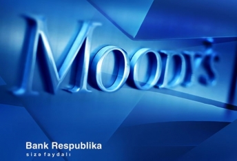 Moody's “Bank Respublika”nın reytinq üzrə proqnozunu - “POZİTİV”Ə YÜKSƏLDİB