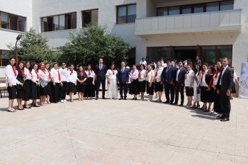 Xankəndidə 37 ildən son zəng çalındı - FOTOLAR | FED.az