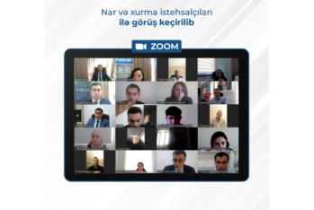 Nar və xurma istehsalçıları ilə görüş keçirilib