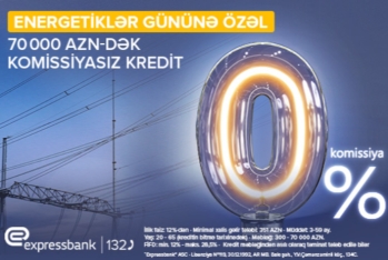 Energetiklərə özəl - 70 000 MANATADƏK KREDİT