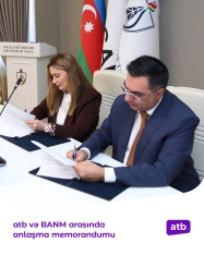 [red]Azər Türk Bank[/red] və Bakı Ali Neft Məktəbi arasında anlaşma memorandumu - [b]İMZALANIB[/b] | FED.az