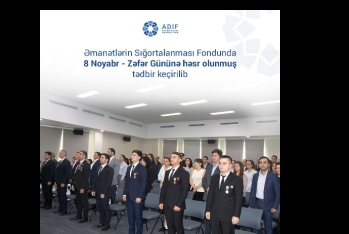 Əmanətlərin Sığortalanması Fondunda 8 Noyabr - Zəfər Gününə  həsr olunmuş tədbir keçirilib