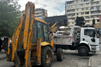 “8-ci km bazarı”nın ətrafındakı küçə ticarəti yığışdırıldı