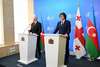 İlham Əliyev: "Bu il Azərbaycanla Gürcüstan arasındakı ticarət dövriyyəsi 1 milyard dollara çata bilər"