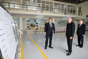Sabirabad Sənaye Məhəlləsində toxum istehsalı müəssisəsinin fəaliyyəti ilə tanışlıq