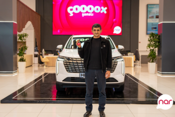 6-й автомобиль лотереи «Çoox Şanslı» от «Nar» нашёл своего владельца!