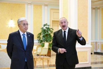 Astanada “Orta Dəhlizin inkişafı” birgə layihəsi təqdim edilib - FOTOLAR | FED.az