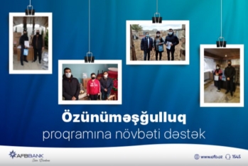 “AFB Bank” Özünüməşğulluq proqramı çərçivəsində daha 4 vətəndaşa - Dəstək Oldu!