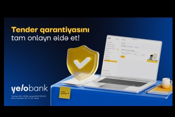 Tender qarantiyasını Yelo İnternet Bankçılıqda tam onlayn - ƏLDƏ ET!