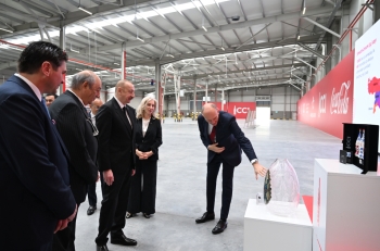 Prezident İlham Əliyev İsmayıllıda yeni istehsal müəssisəsinin açılışında - FOTOLAR[b][red] - YENİLƏNİB[/red][/b] | FED.az