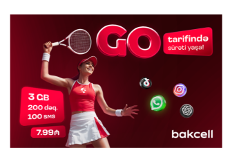 Bakcell bonuslarla zəngin yeni “GO” tariflərini təqdim edir