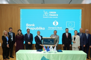 Bank Respublika və EBRD COP29 çərçivəsində -[red] YAŞIL KREDİT SAZİŞİ İMZALAYIB[/red] | FED.az